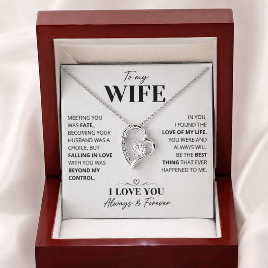 To My Wife – I Love You Always & Forever – Heartfelt Gift Set