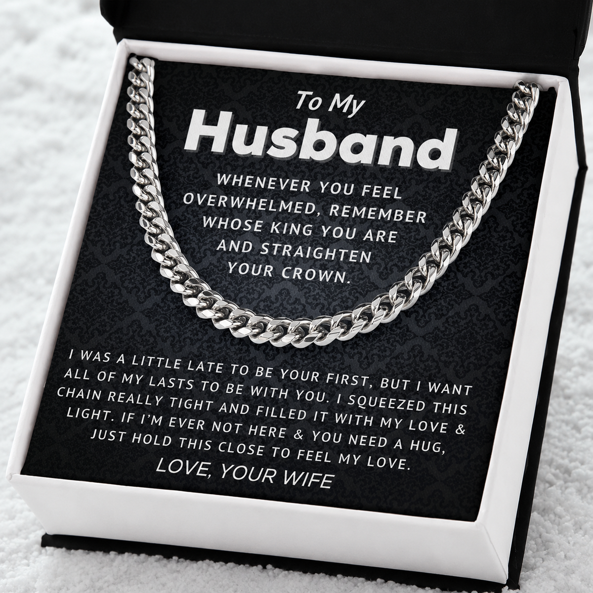 Cuban Link Chain Gift for Husband – Stylish & Meaningful Gift