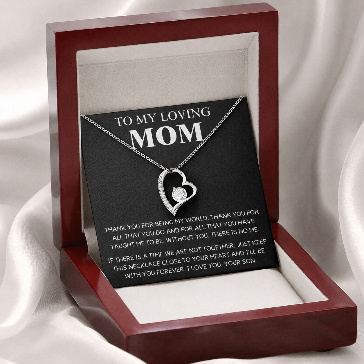 Endless Love Necklace for Mom